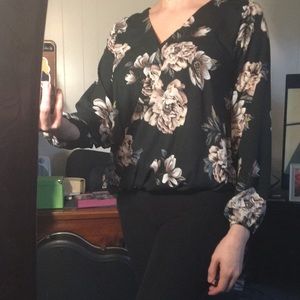 Wrap blouse
